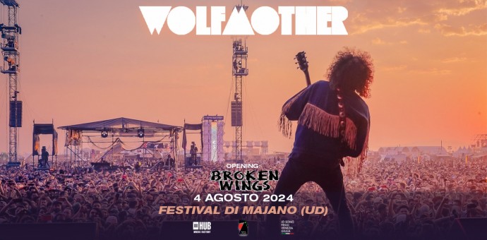 Wolfmother: annunciati i Broken Wings come opener al Festival Di Majano